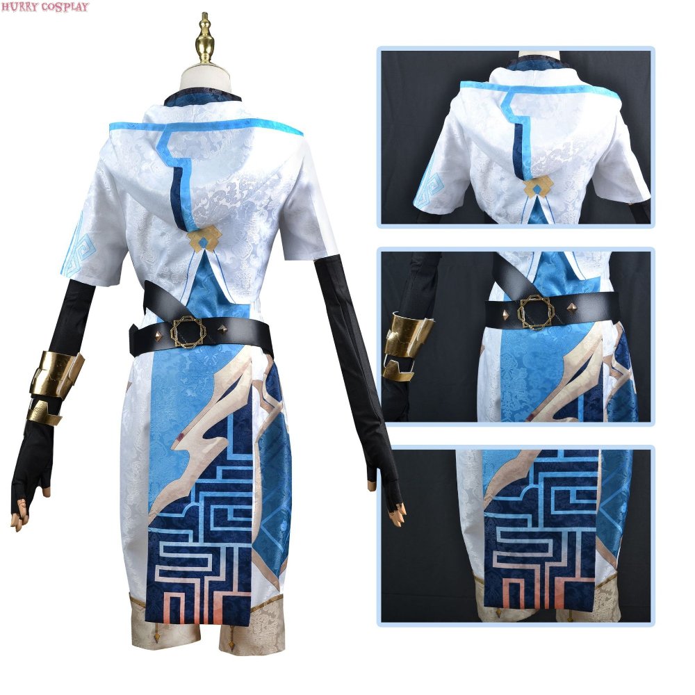 Game Cosplay,Genshin Impact,Genshin Impact Chongyun Cosplay Costume